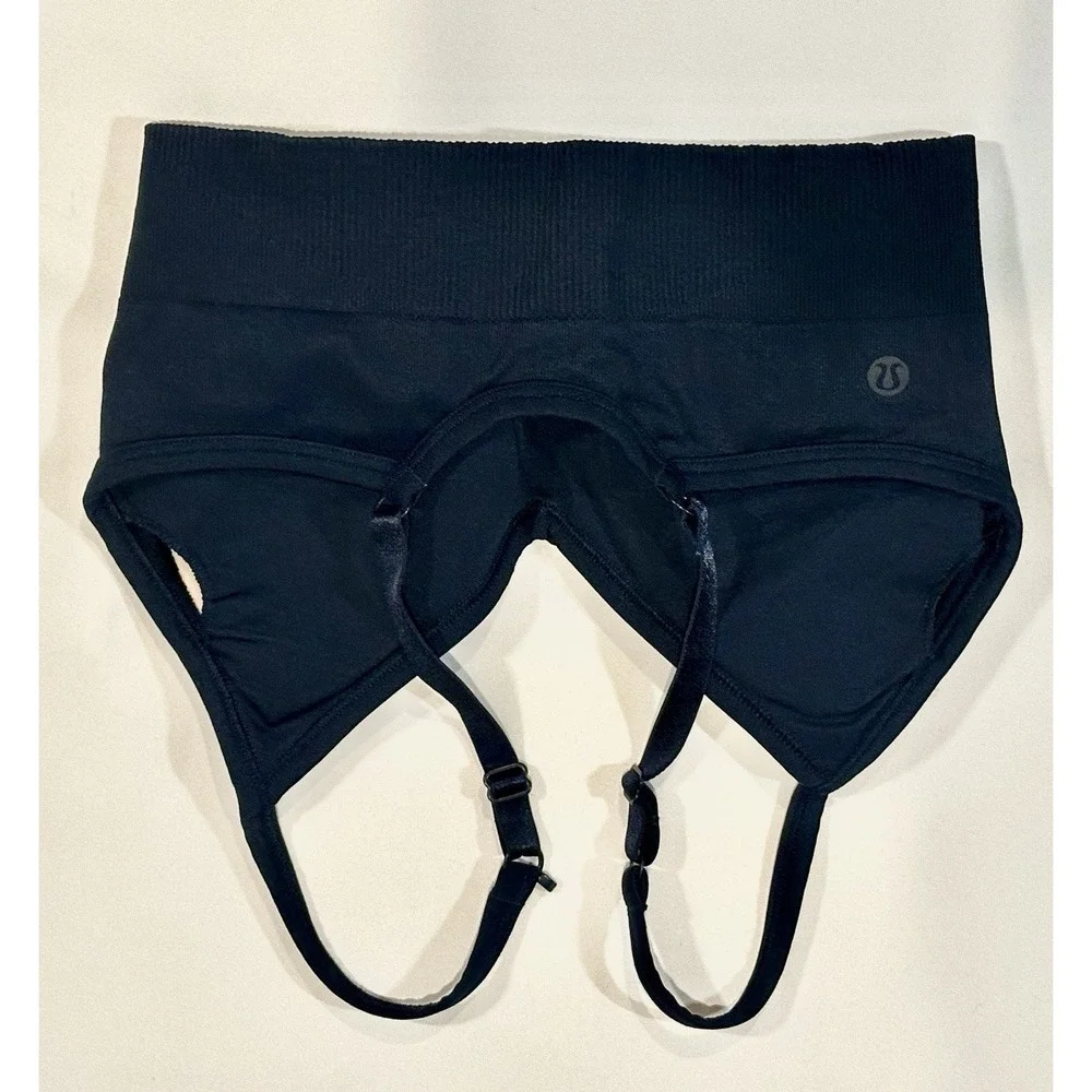 Lululemon NAVY BLUE V Neck Seamless Sports Bra Size 4